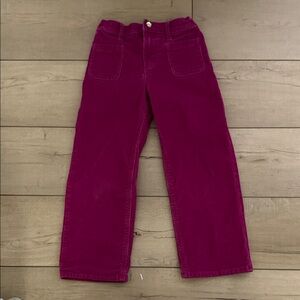 Crewcuts Girls' Raspberry Corduroy Pants